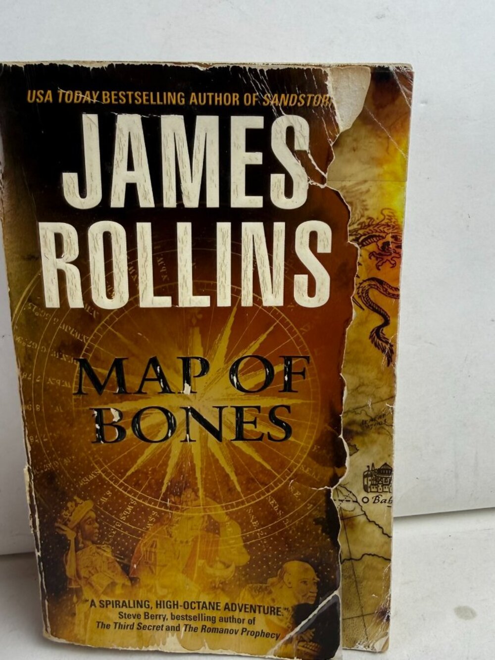 Map of Bones James Rollins Paperback ISBN 9780060765248 Sigma Force Thriller